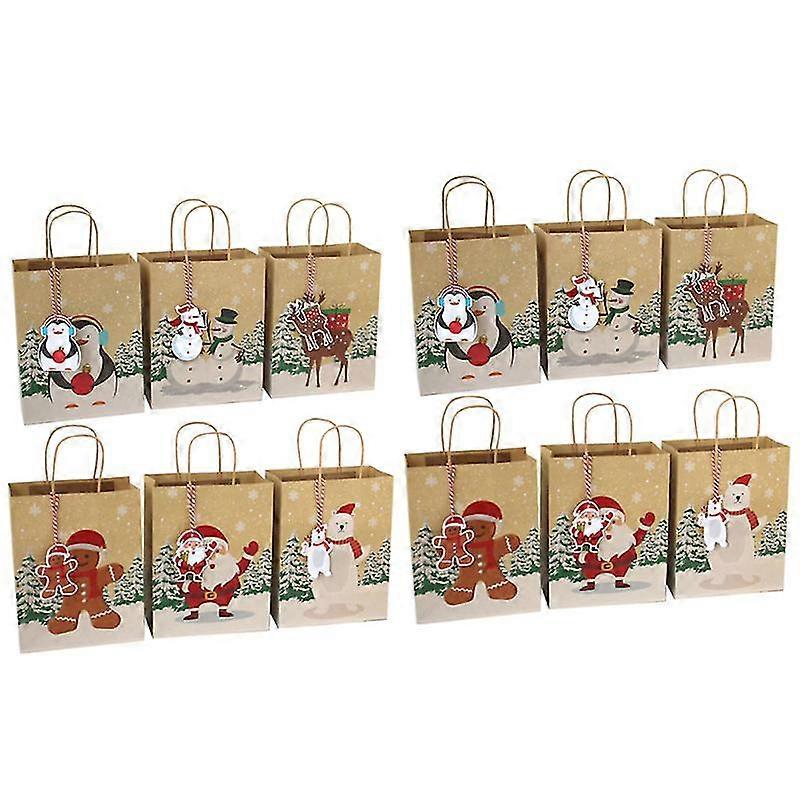 24pcs Christmas Tote Bags