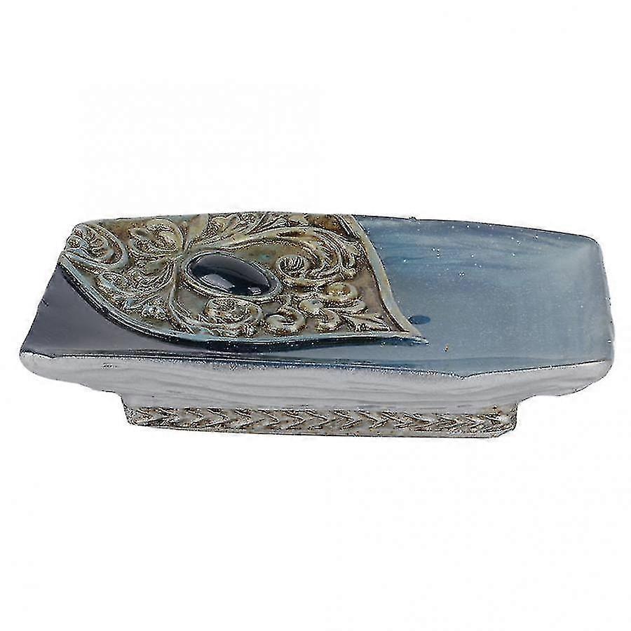 Creative Resin Soap Dish Holder Bathroom Soap Saver Case With Drain Hole For Sink Bathtub Decor