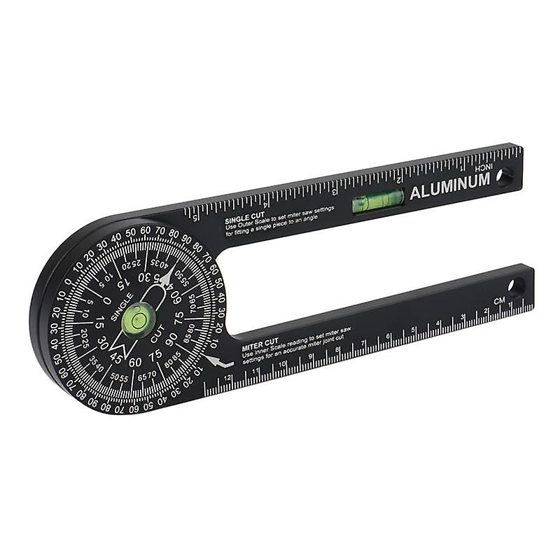 Miter Saw Protractor & Angle Finder – 7 Inch Aluminum, 360° Digital Gauge For Woodworking & Carpentry