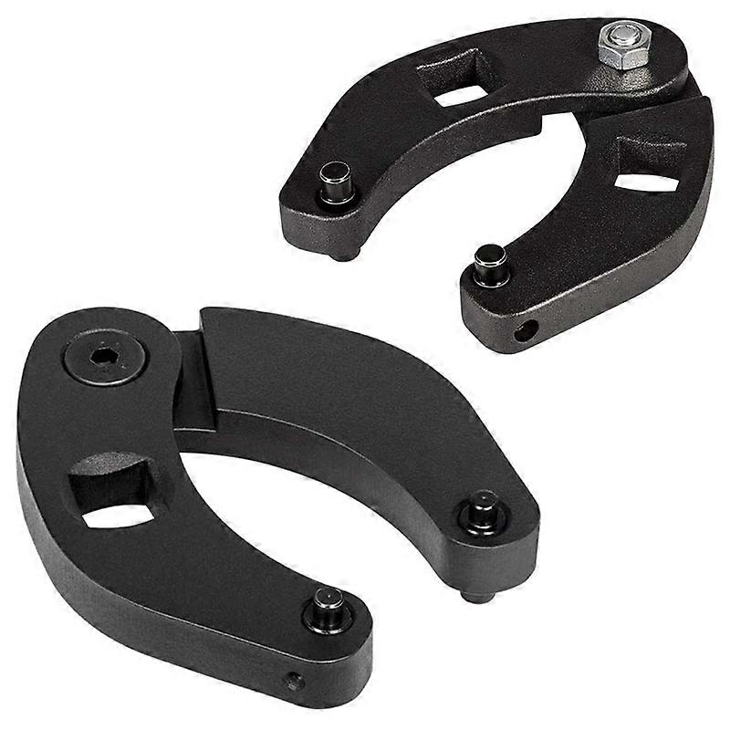 Large & Small Adjustable Gland Nut Spanner Wrench Set for Hydraulic Cylinders 1266 & 7463 (Set of 2