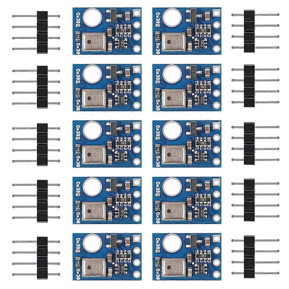 10PCS AHT10 High Digital Temperature and Humidity Sensor Measurement Module I2C Communication Repla