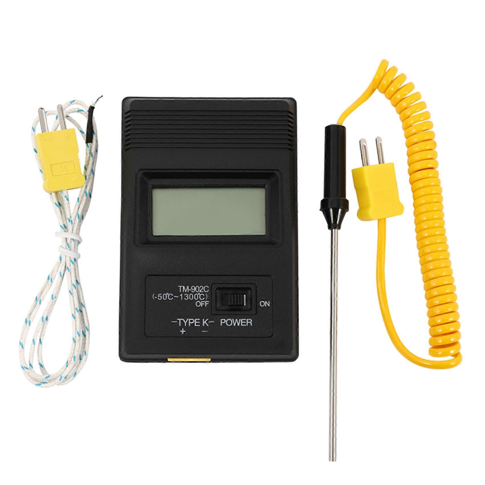 TM-902C(-50 Celsius to 750 Celsius) Temperature Meter TM902C Digital K Type Thermometer Sensor + Th