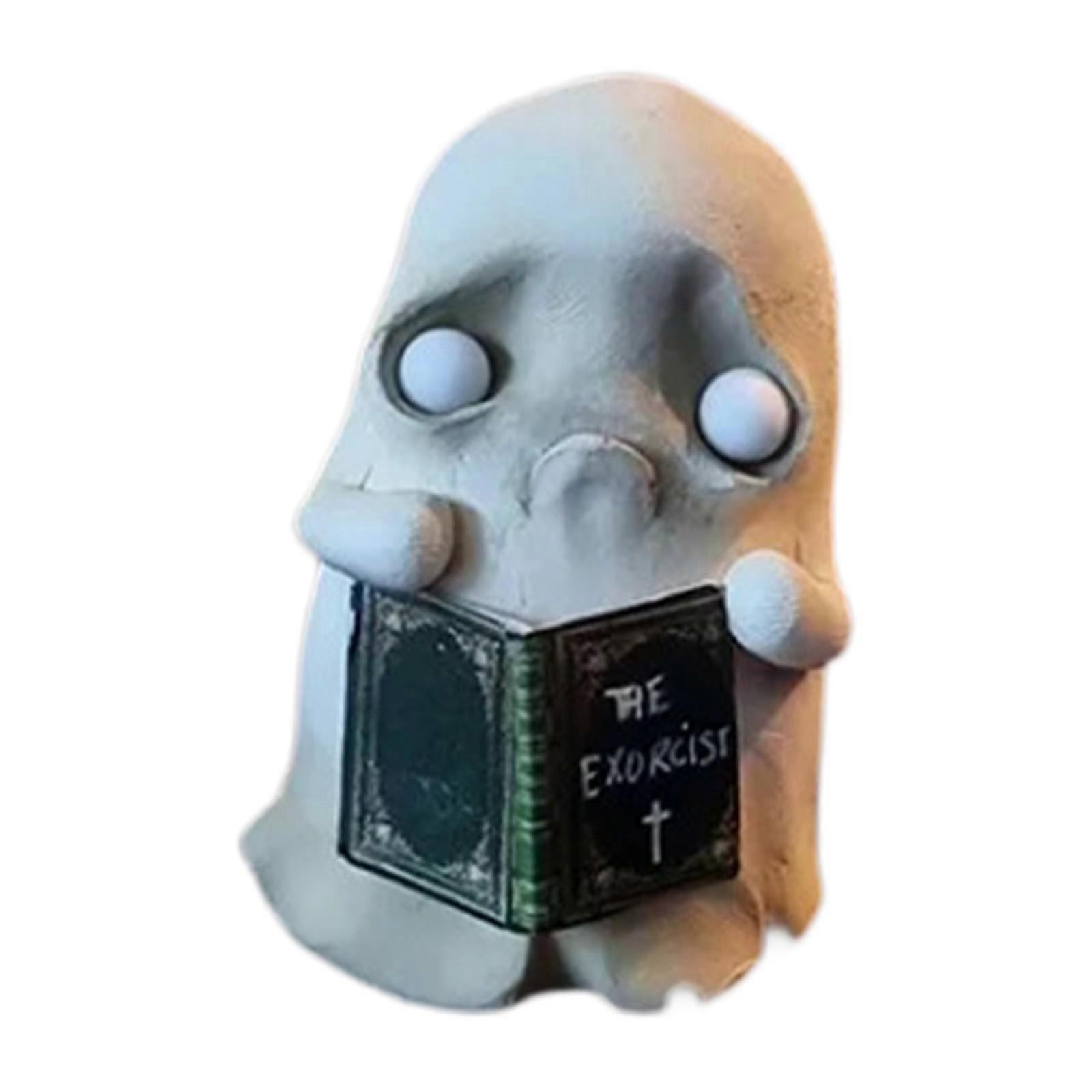 Halloween Ghost Figurine Table Desk Party Accessory Miniature Ghost Figurine Style A