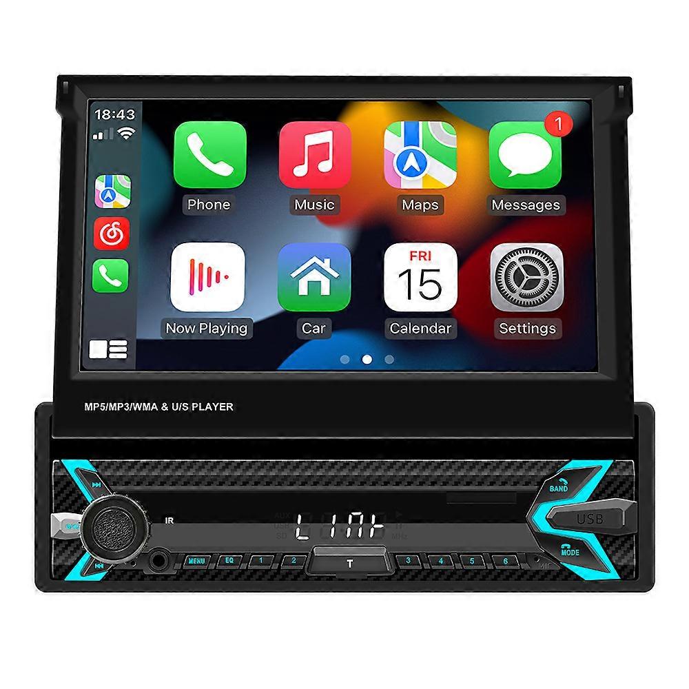 carplay ANDROID AUTO Car Stereo Audio 7" MP5 Multimedia Player Mirrorlink 60Wx4 TF/USB/AUX/FM/BT