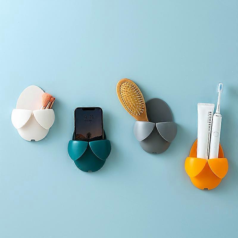 Creative Wall Mounted Storage Box Self Adhesive Hanging Holder Multipurpose Organizer for Home