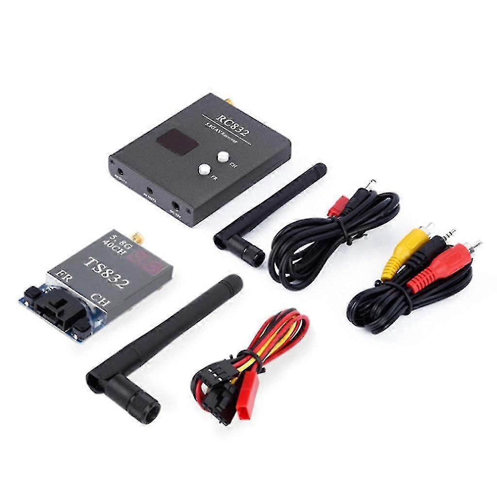48ch 5.8g 600mw 5km Wireless Audio Video Transmitter Ts832 Receiver Rc832