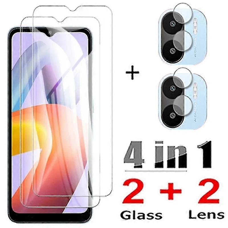 4pcs Tempered Glass For Redmi A2 Screen Protector