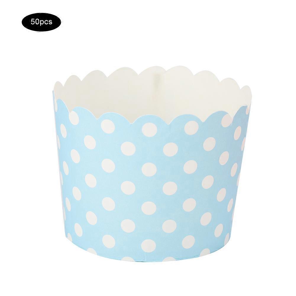 50stk mini cupcake liners papir kage bagekopper muffinskasser hjemmefest bryllup #1