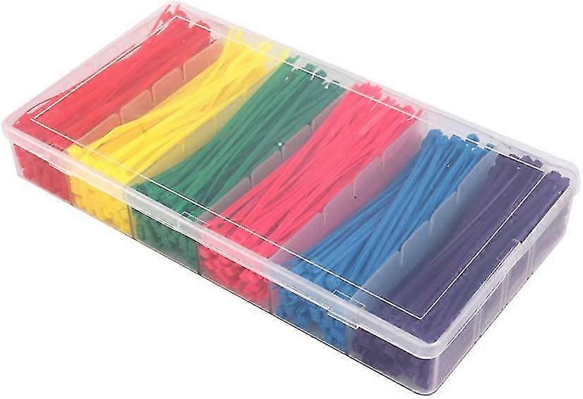 Small Colored Zip Ties 4 Inch Multi-color Zip Ties 480pcs Assorted Colorful Zip