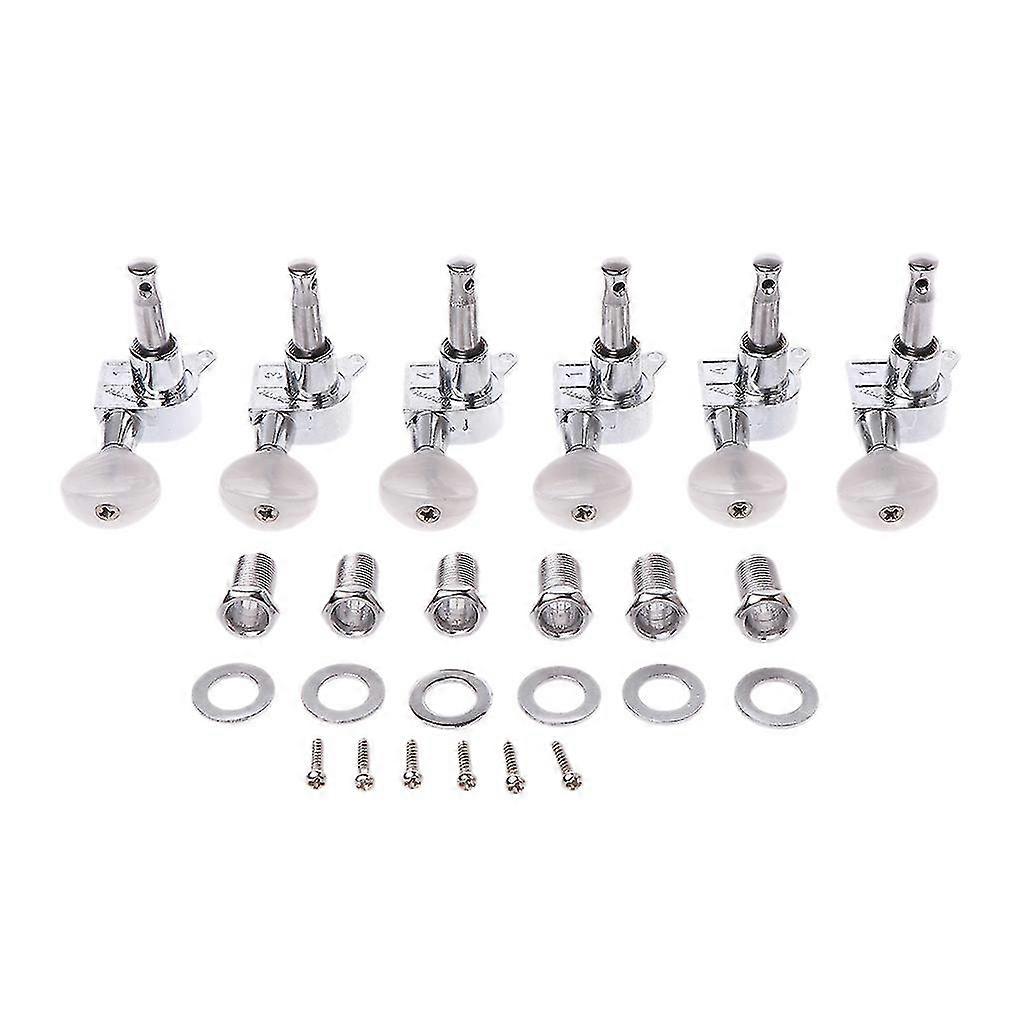 2014 Hot Chrome Guitar  Inline String Tuning Pegs Tuners Machine Head 6r Right