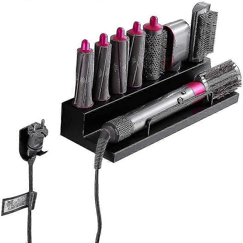 Hair Bar Storage Rack Black