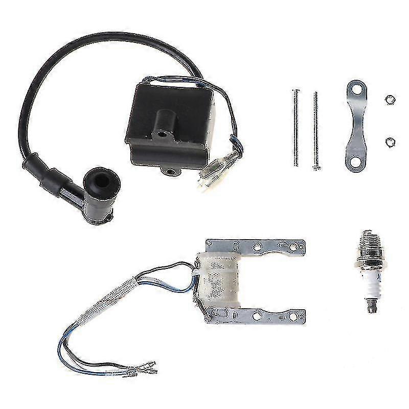Cdi Ignition Coil Magneto For Motorized 49cc 66cc 80cc Engine Bicycle Spark Plug