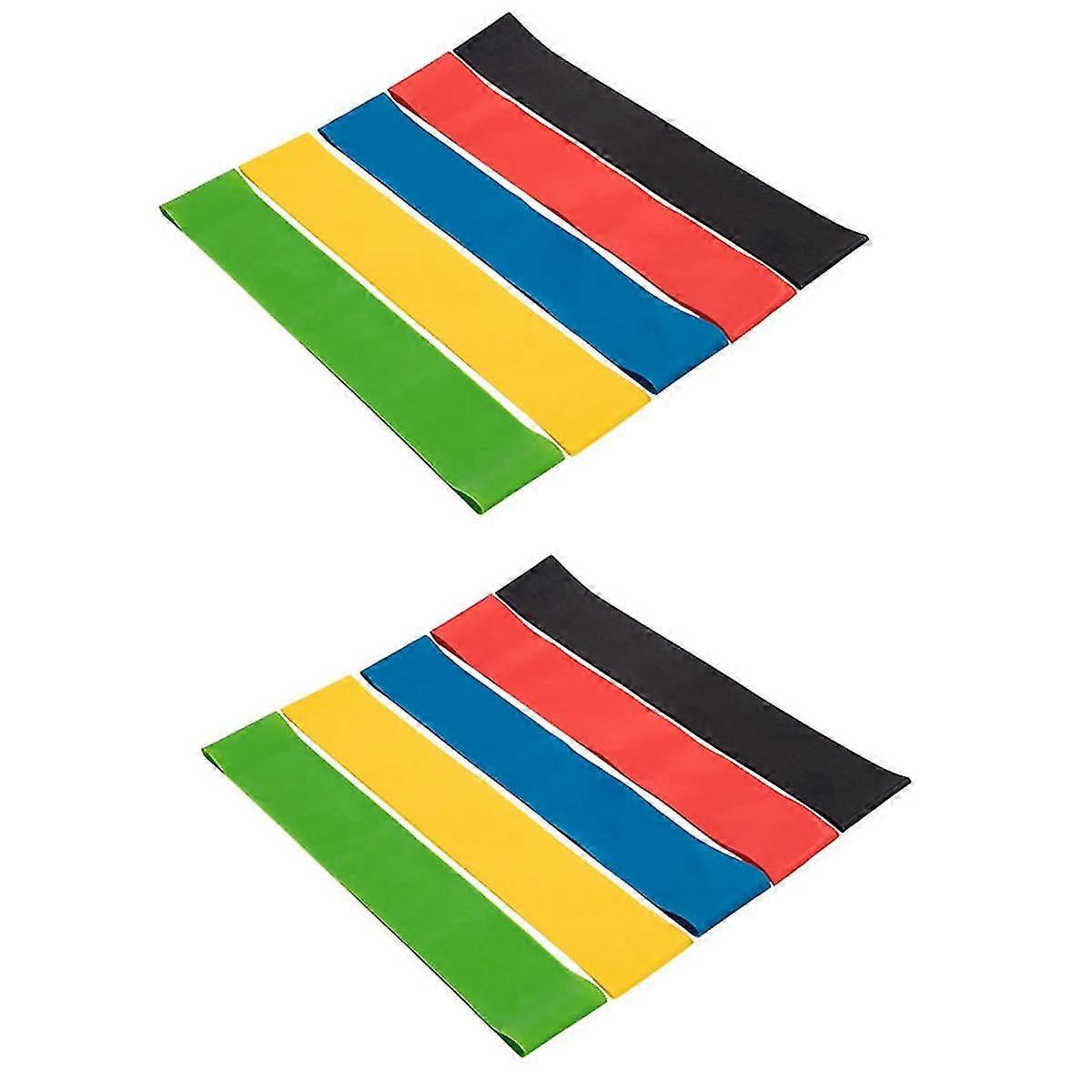 そわそわした足を持つ子供のための10パックチェアバンド、子供のための椅子の脚のための輪ゴム、11.8 x 2インチ