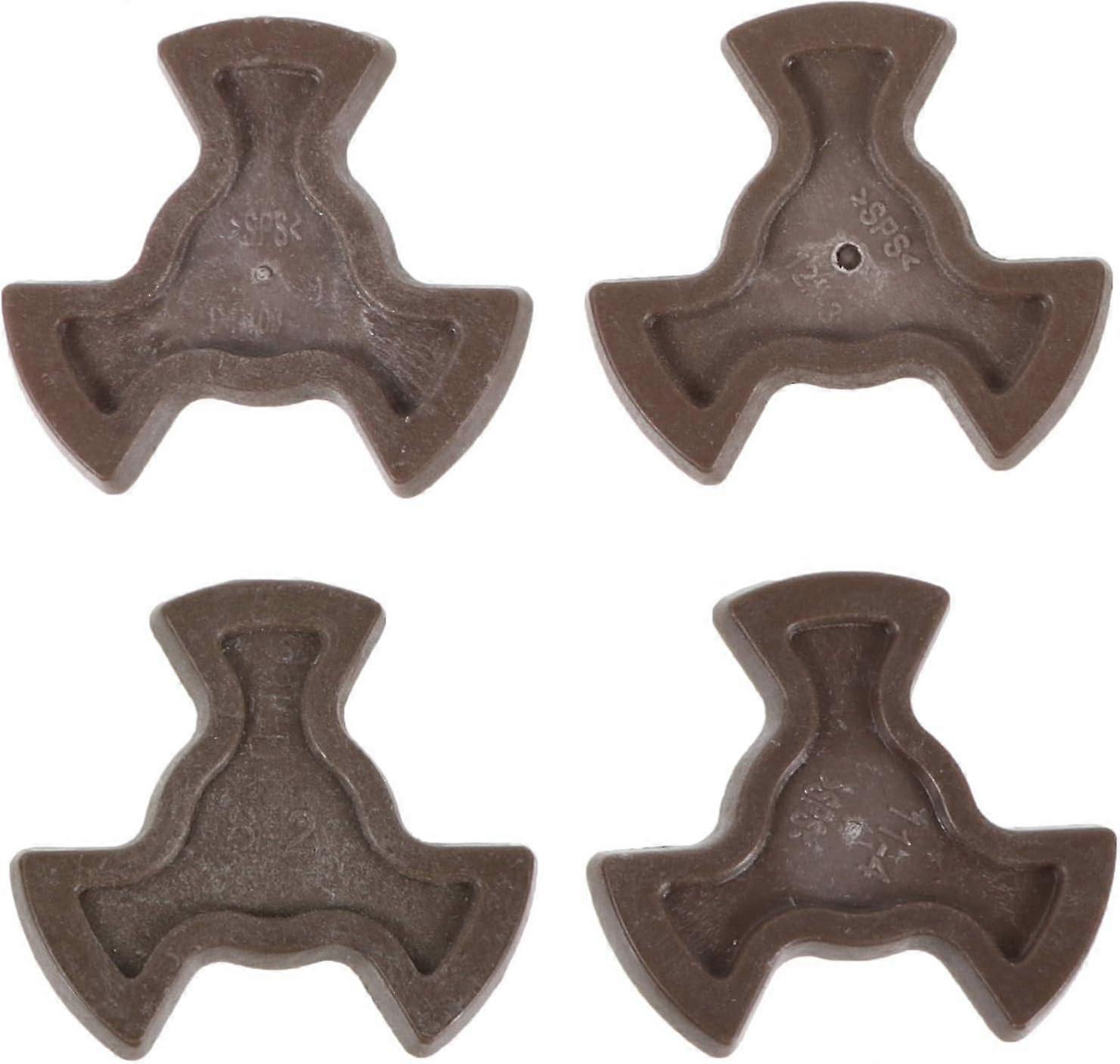 4 Pcs Microwave Turntable Coupler Microwave Oven Turntable Roller Guide Bracket Coupler Tray Shaft for Microwave