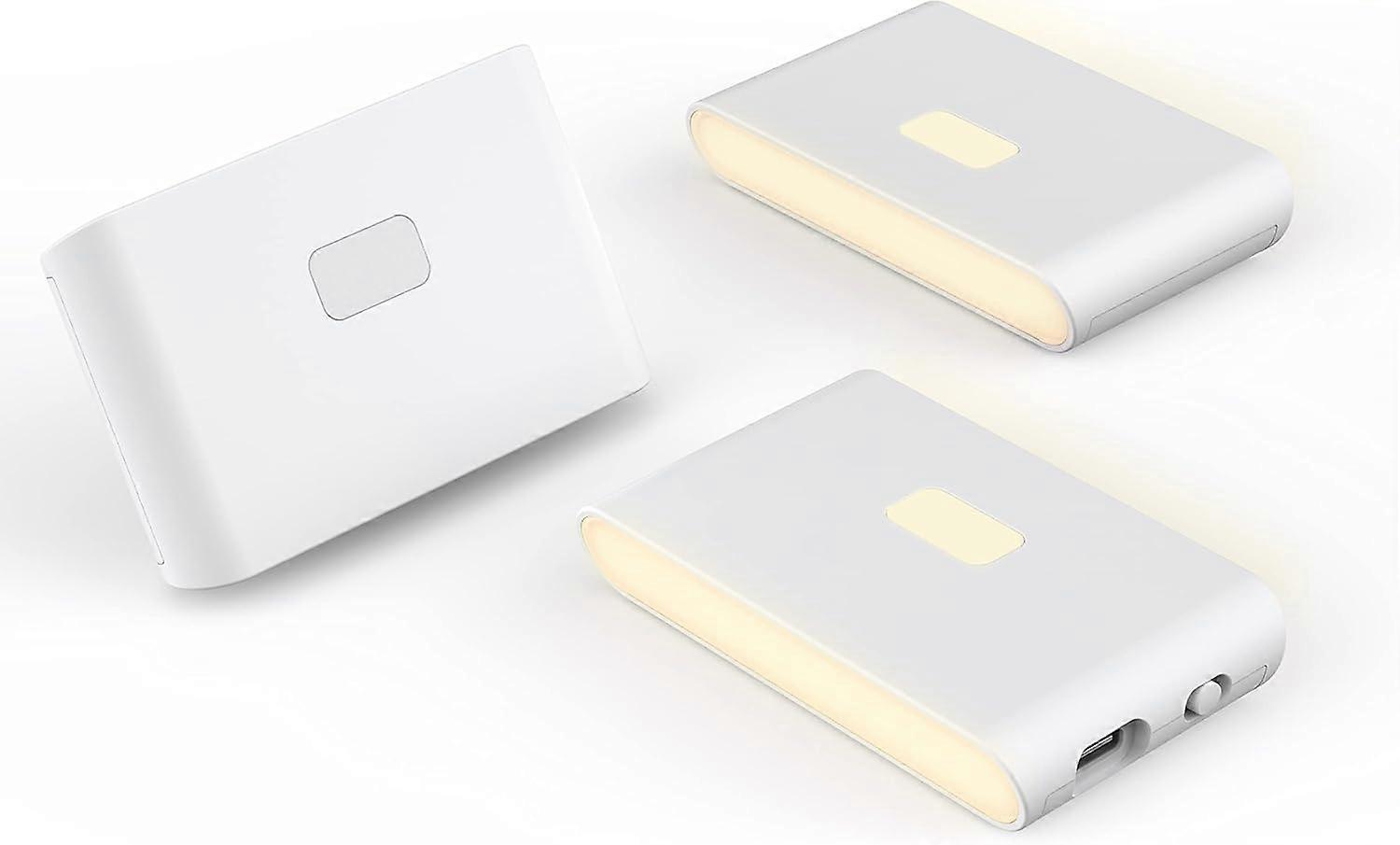 Rechargeable Night Lights with Dusk to Dawn Sensor and Soft White Glow