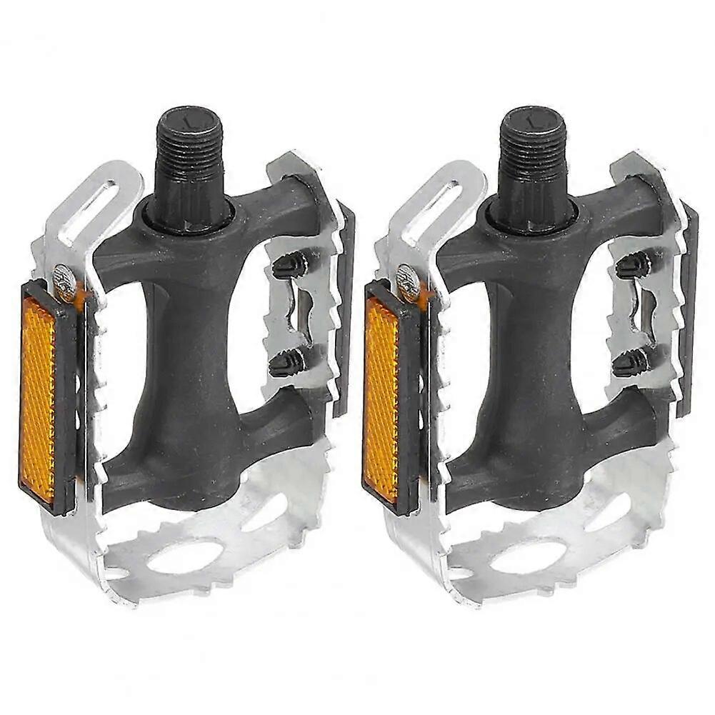 1 Pair Ultralight Bicycle Pedal One-piece Molding Not Easily Deformed Accessories Durable Bike Platform Pedal for Cycling