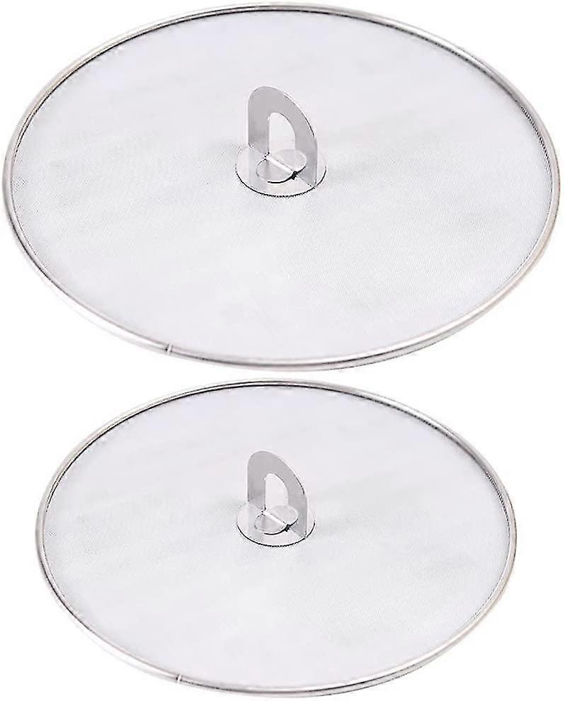 grease Splatter Screen 2 Pcs Splatter Cover, Stainless Steel Splatter Screen Protector