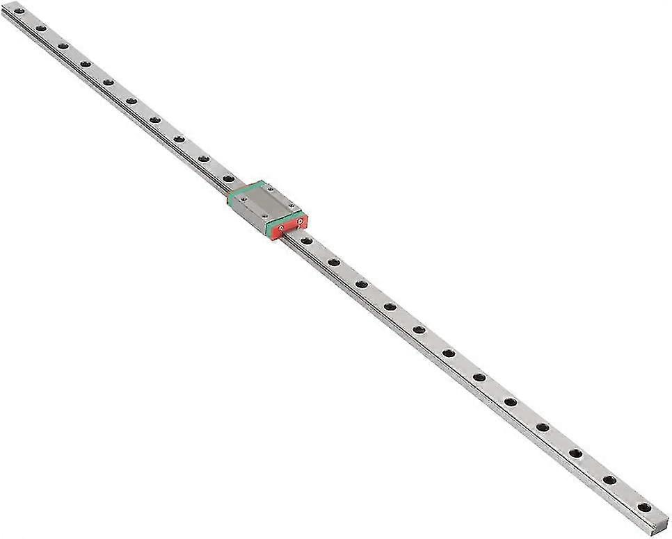 Linear Rail, 1pc Mgn12h 600mm Steel Miniature Linear Guide Rail + 1pcs Linear Guide Block Is Suitable For Most Automatic Equipment