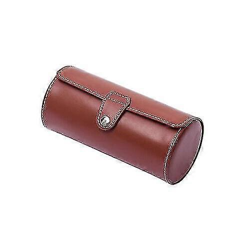 3 gniazda Storage Zegarek na rękę Pokrowiec Watch Roll Display Box Pu Leather Travel Case