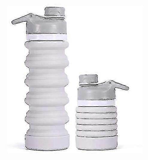 Silicone Foldable Drinking Water Bottle Leak Proof For Camping
