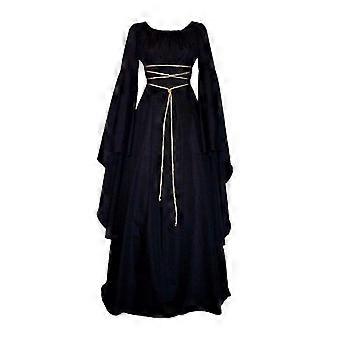 gold strapless dress Medieval woman wearing a blue silk bliaut gown with a white wimple (Em   Servian Stock Images