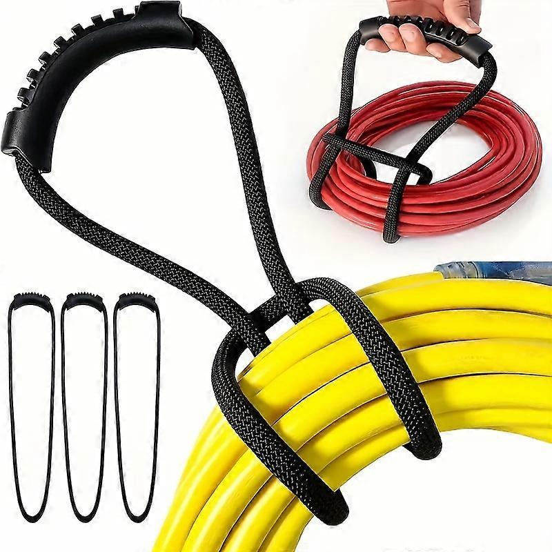 1pc 60cm/24in Storage Strap With Handle, Extension Cord Organizer, Hose Holder, Storage Space Saving, Air/Water Hose Organizer For Your Home, Garage, 