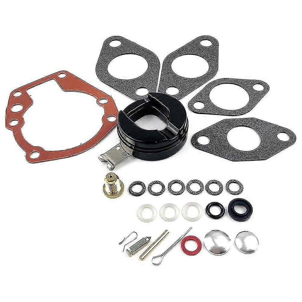 Evinrude OMC/Outboard Rebuild Kit 439071 with Float - Replaces Carburetor for 3, 4, 5, 5.5, 6, 7.5, 10, 15, 18