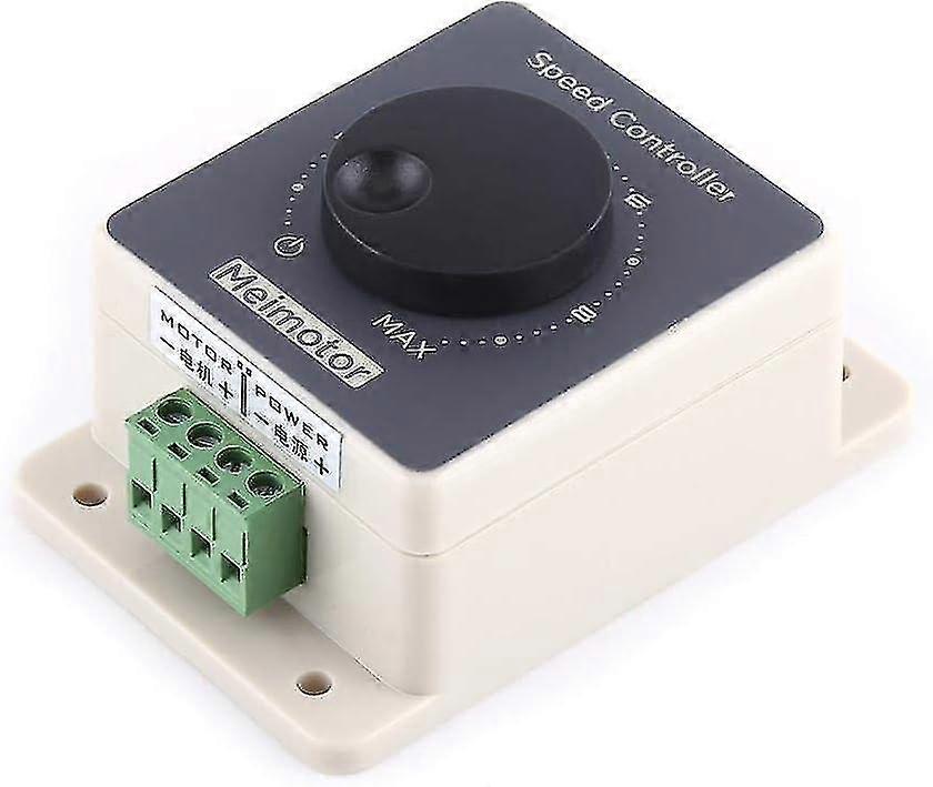 12V Motor Speed Controller, PWM Motor Speed Controller Pulse Width Modulator DC10~60V 20A Waterproof Case