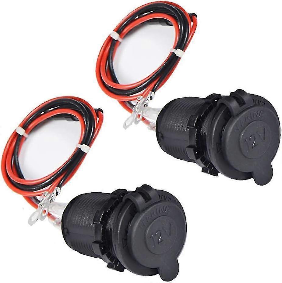 Marine-Grade Cigarette Lighter Socket with 0.6 m Connection Cable