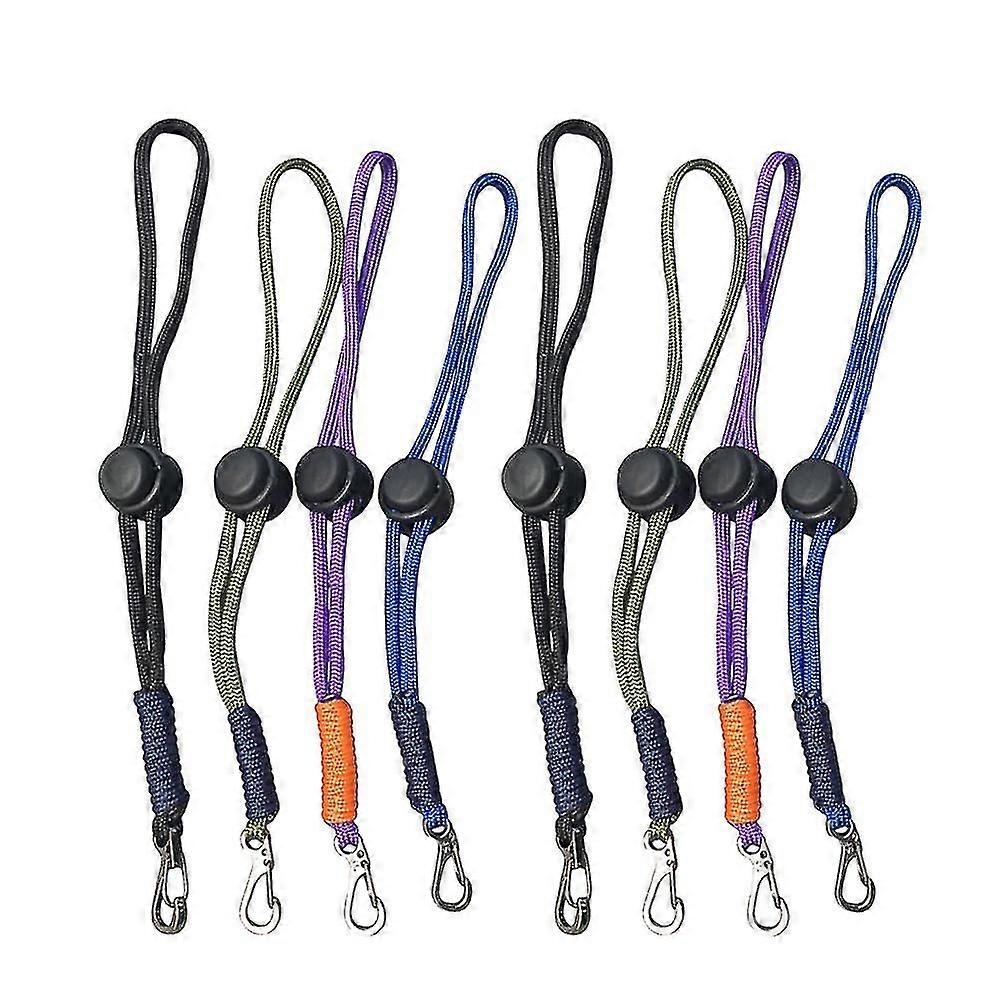 10pcs Anti-lost Lanyard Wrist Strap Wide Lanyards For Mobile Phone Torchlight Camera (random Color)