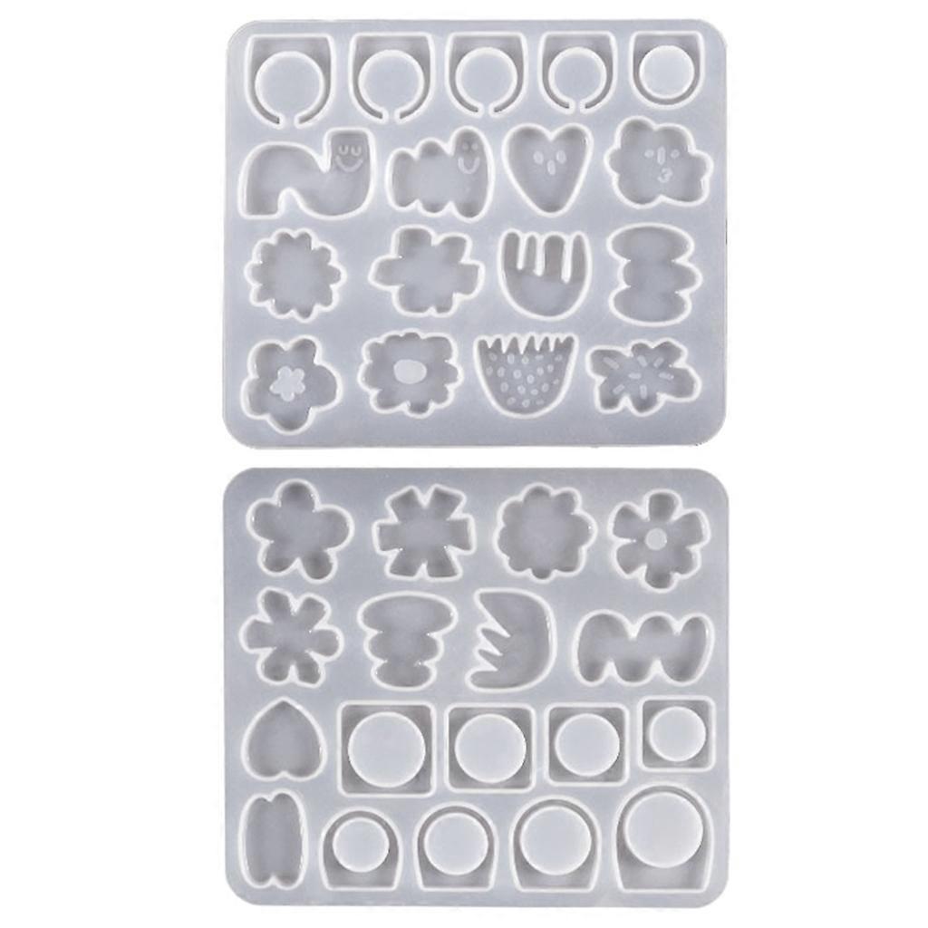 Flower Silicone Ring Molds Different Sizes Ring Jewelry Resin Casting Mold