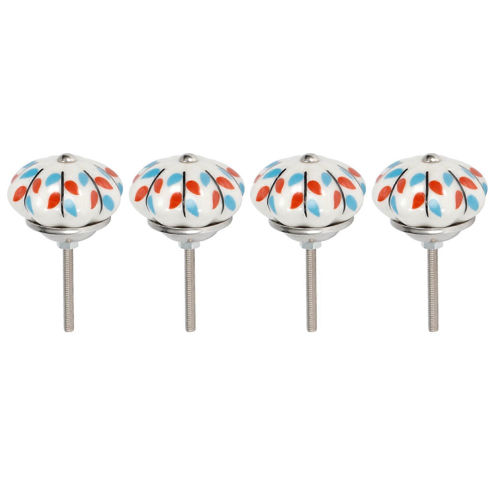 4 قطع / مجموعة السيراميك خزانة مجلس الوزراء الباب مقبض المنزل خزانة درج مقبض الأجهزة1204