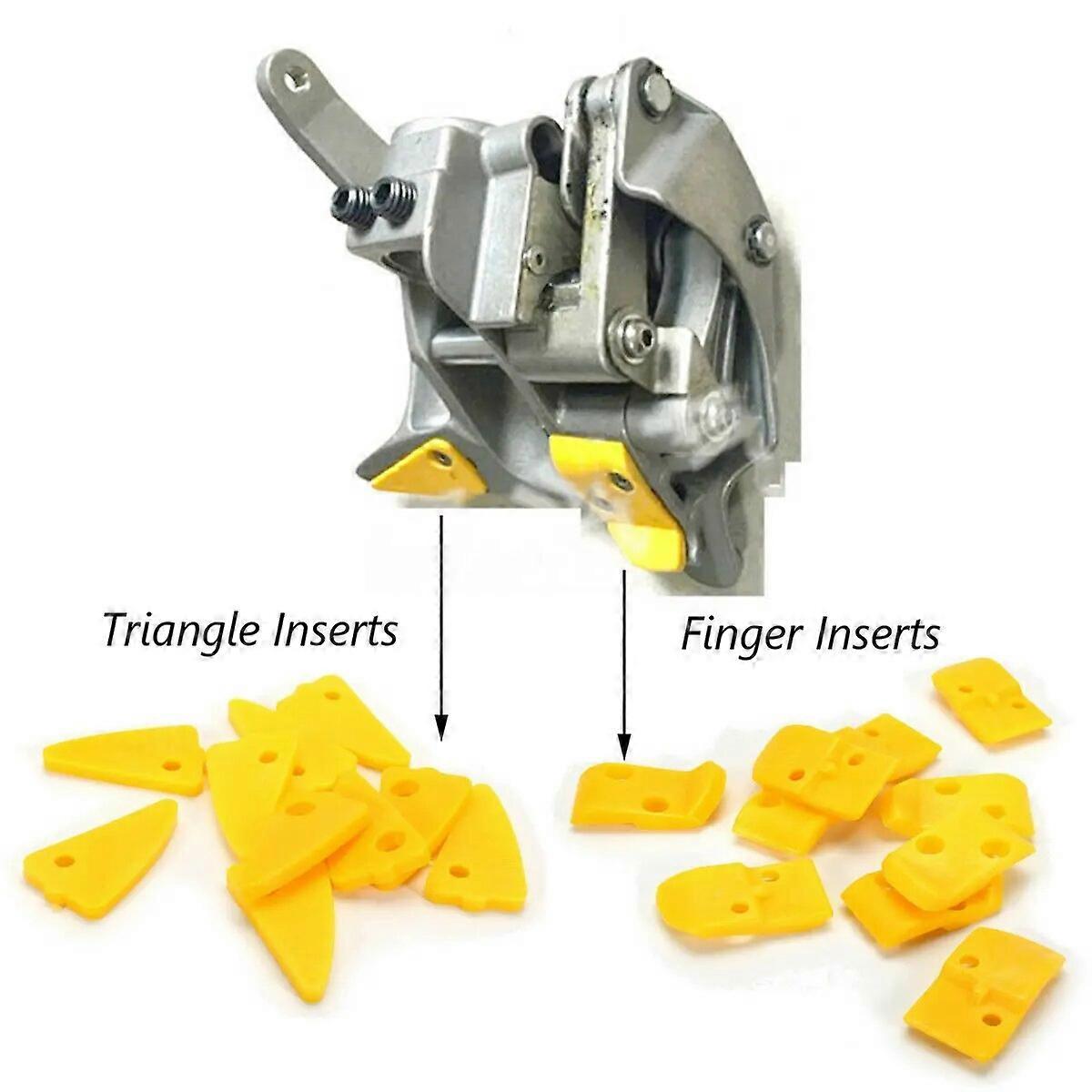 20pcs Finger Triangle Leverless Inserts Protector For Corghi Hunter Tire Changer 4.5*2.5cm Finger Inserts Triangle Inserts