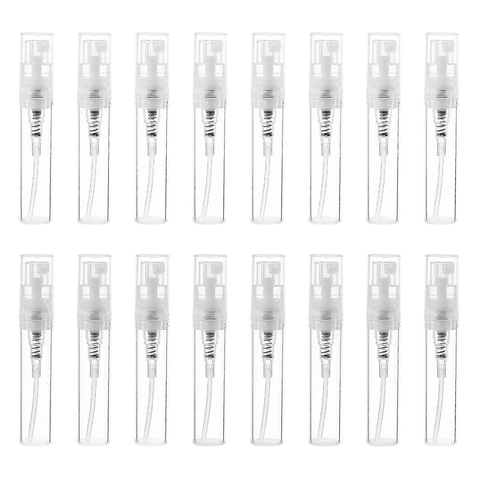 60pcs Mini Spray Bottles Perfume Atomizer Bottles Plastic Fine Mist Spray Bottles Travel Bottles (3ml)