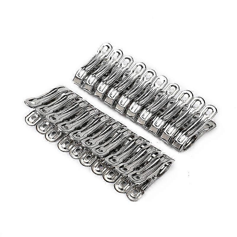 40 Stainless Steel Clothespins, Unbreakable, Hard-Wearing, Do Not Rust