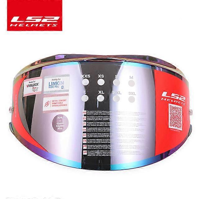 LS2 Valiant helmet visor suitable for ls2 ff399 helmets lens clear smoke rainbow silver replacement shield Helmet Accessories