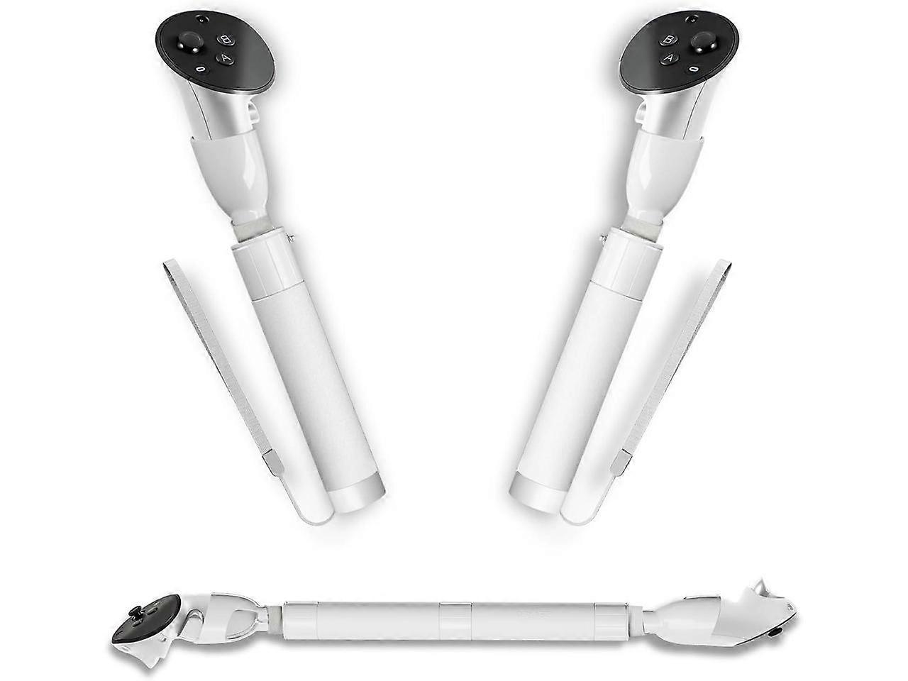 VR Game Handle Accessories for Meta Quest 3 Controllers, Handles Extension Grips for Playing Beat Saber Gorilla Tag Long Arms, VR Handle Attachments f