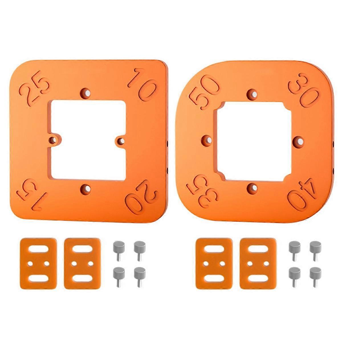 Wood Panel R10-R50 Router Table Bits Jig Arc Angle Corner Template Woodworking Router Corner Radius