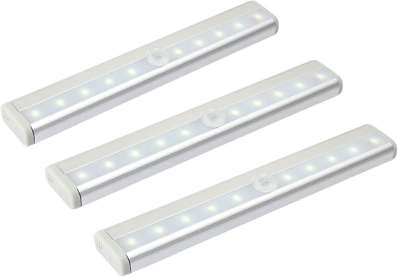 2025 New 10 LED Infrared Induction Light Motion Sensor Night Light Closet Light Stick-on Anywhere Battery Ope