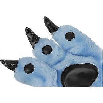 Gants Griffes Pattes D’Ours Halloween – Peluche Chaude Et Mignonne Pour Carnaval, Noël Et Cosplay