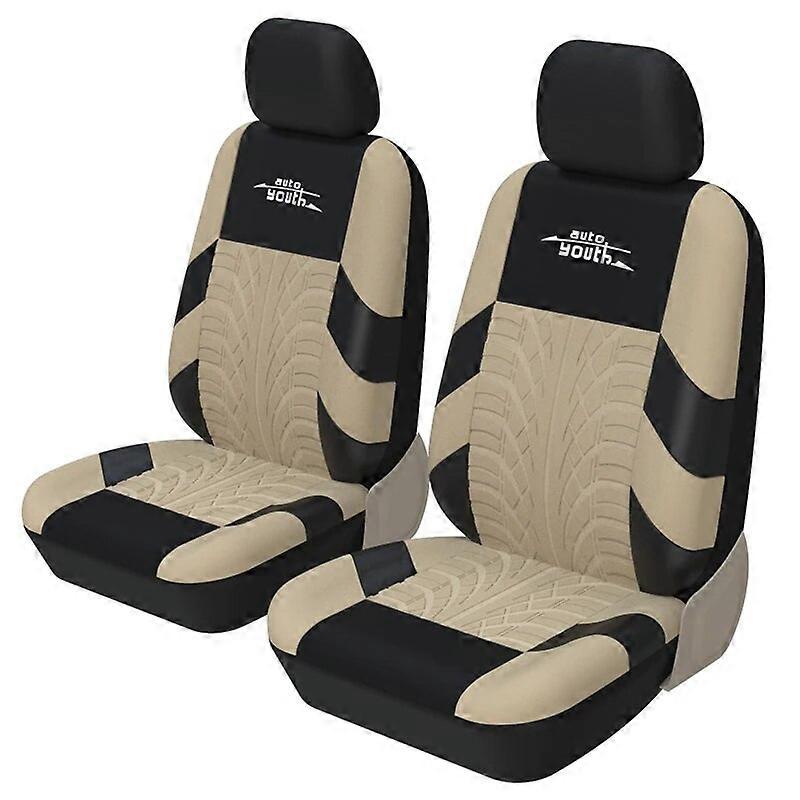 Car Front Seat Protector Cover Full Set Universal Auto Seat Protector With Airbag Compatible For 2016 Tacoma For 2017 GMC Terain