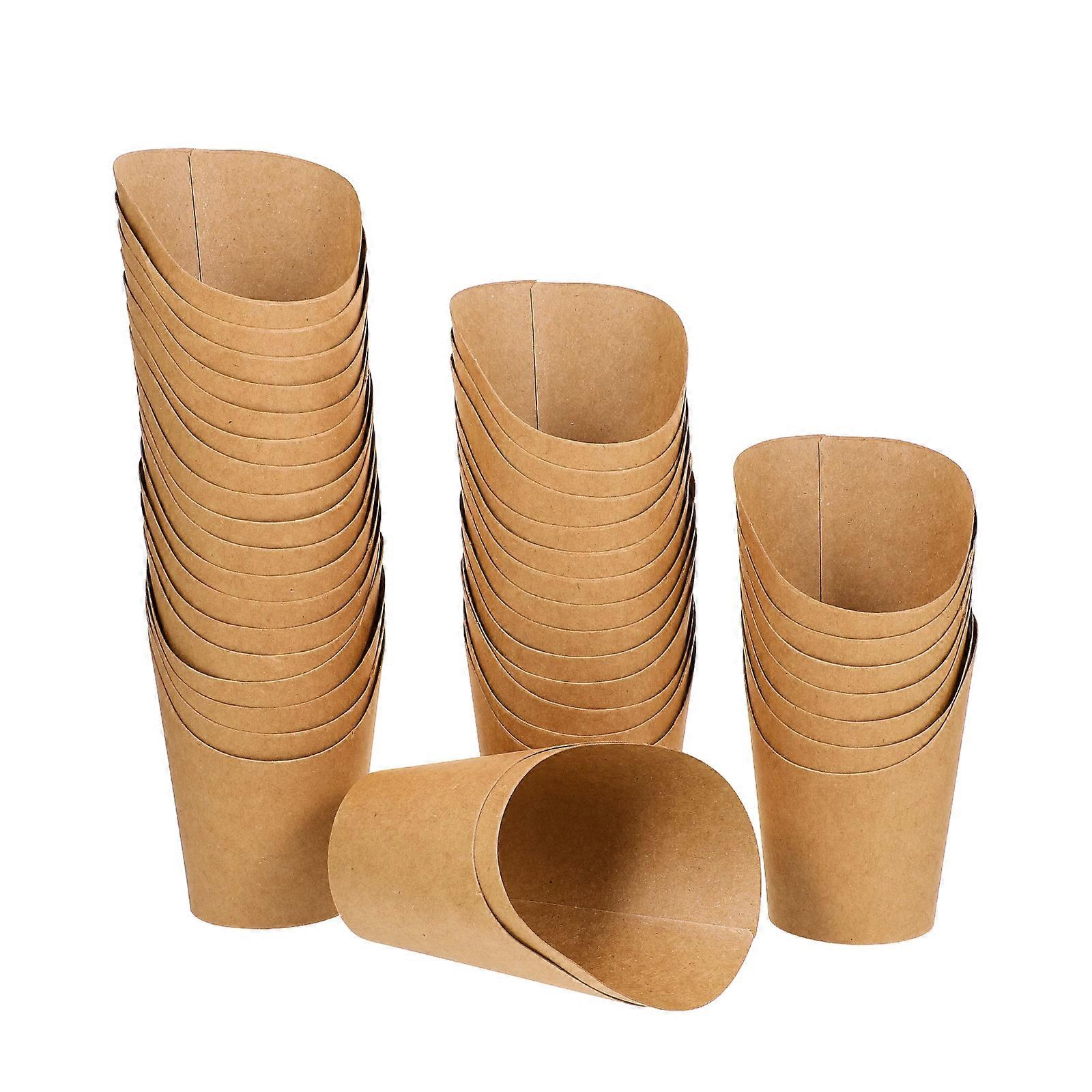 Wrapping Paper Containers Waffle Fries Popcorn Boxes Paper Cones Food Fries Holder