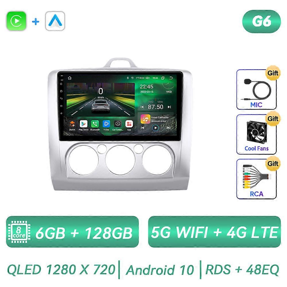 Android Car Radio For Ford Focus MK2 2004 - 2011 Multimedia Player GPS Navigation Carplay Touch Screen Head Unit Auto DSP Stereo