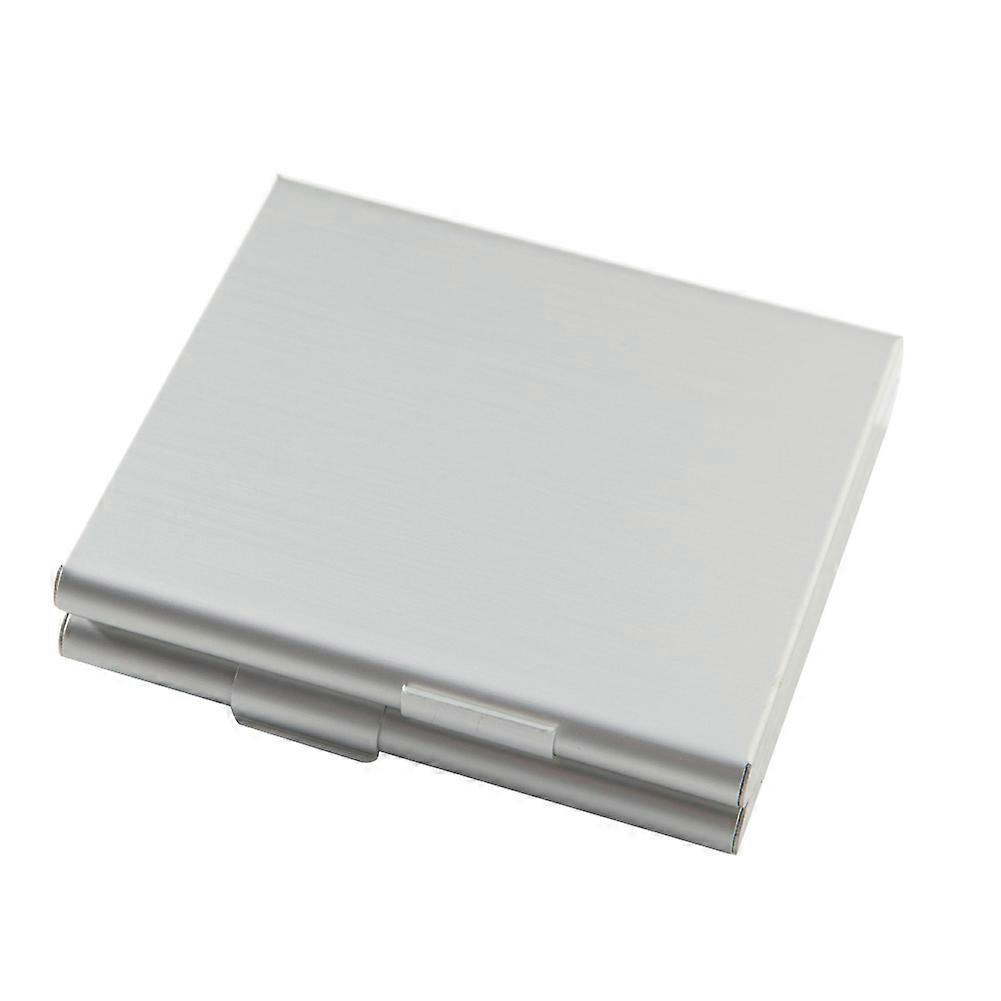 Metal Double Layer Smoking Cigar Case 20 Cigarettes Box Holder Storage Container