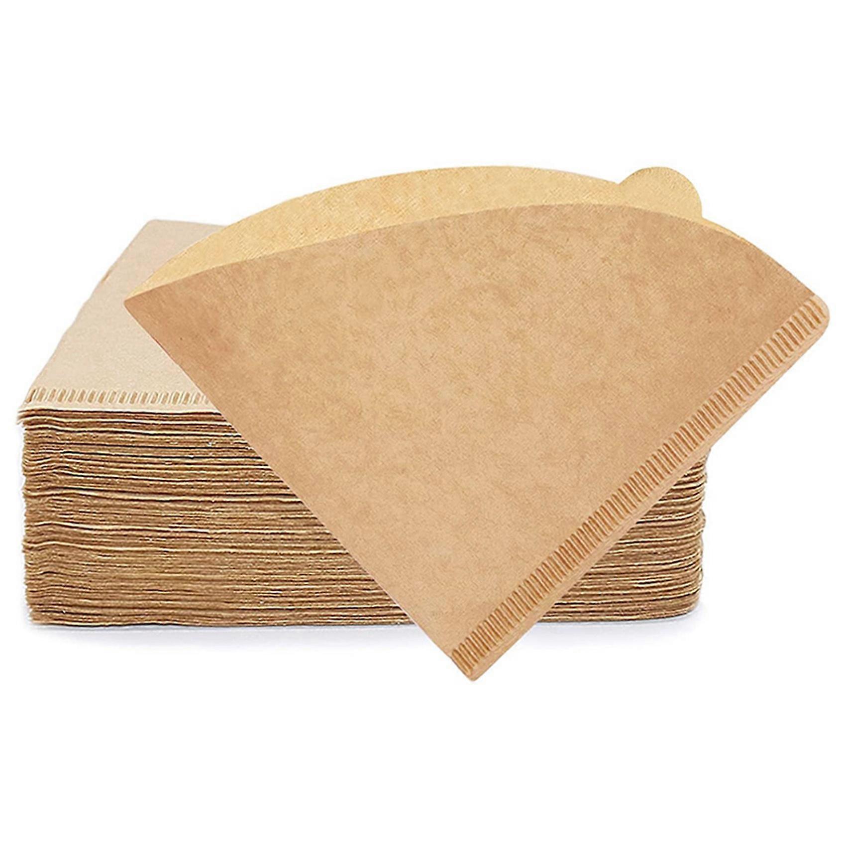 Coffee Filter Papers, 200PCS V-Shaped Disposable Unbleached Filter Papers for V60, Coffee Dripper Cones(2-4 Cups)