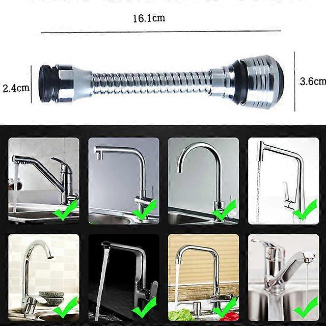 2 Modes 360 Rotatable High Pressure Faucet Extender Kitchen Accessories