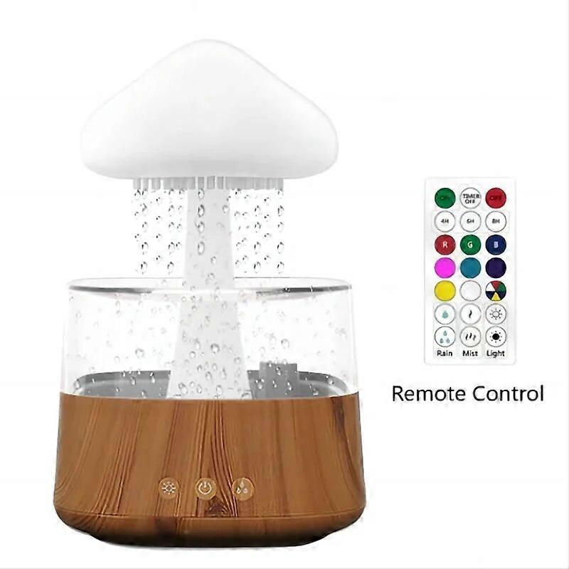 Rain Cloud Air Humidifier Essential Oil Diffuser 7 Color LED Aroma Diffuser Raindrop Ultrasonic Remote Control Humidifier