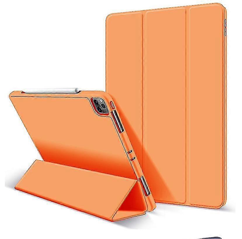 protective case for ipad pro 12.9inch case with pencil holderorange