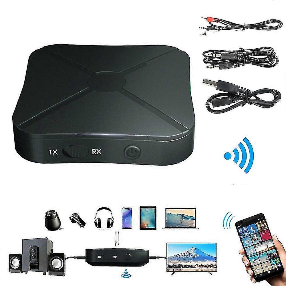 2 In 1 Bluetooth Transmitter Receiver Wireless Adapter Tv Stereo Audio