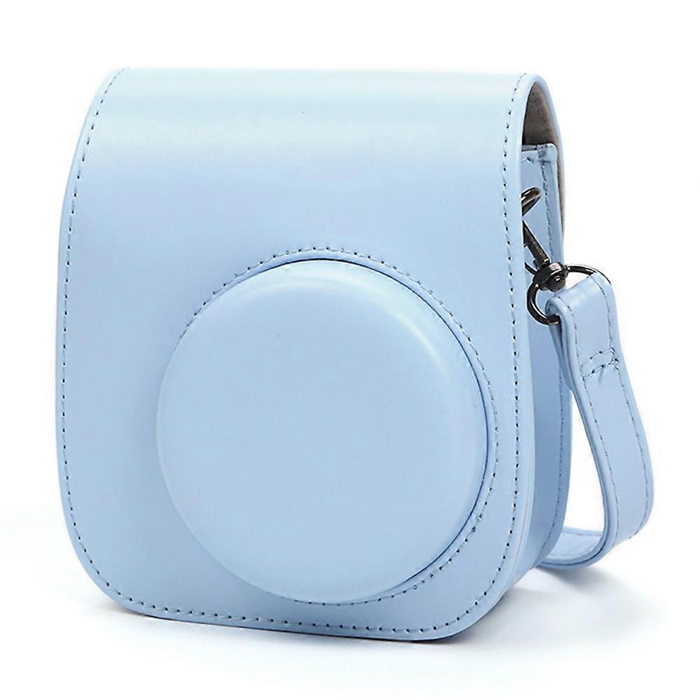 Type C Instant Camera Case for Fujifilm Instax Mini 12/Mini 11/Mini 9/Mini 8 Retro Leather Bag